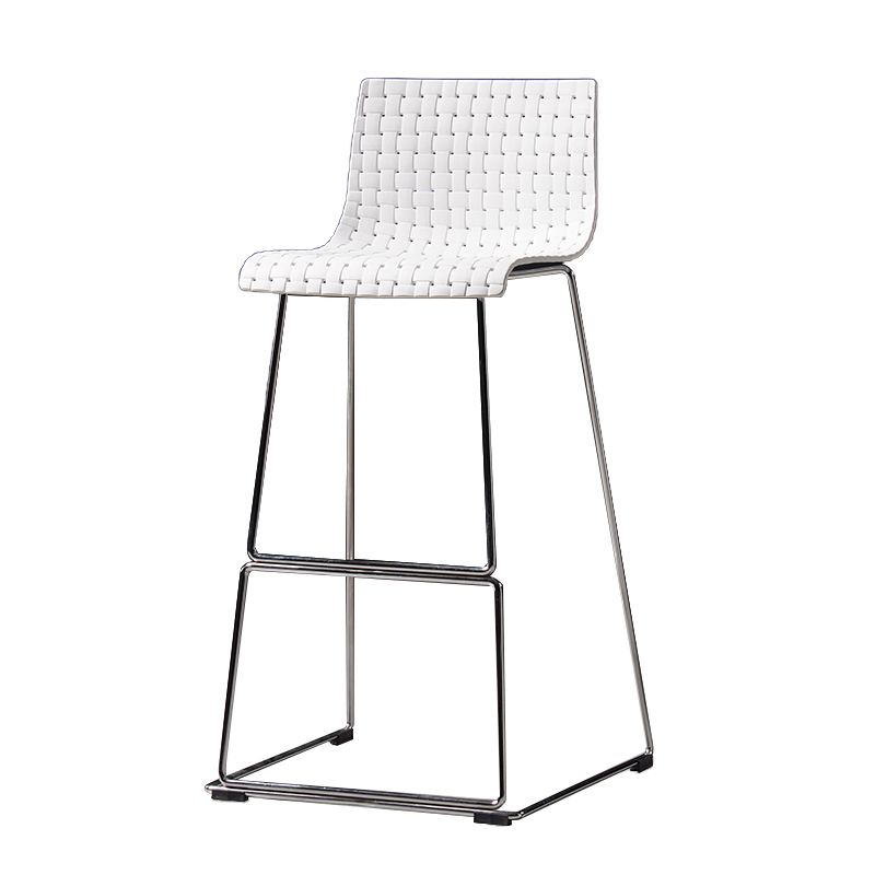 Tabouret de bar sans bras de tabouret de comptoir en plastique industriel pour le salon