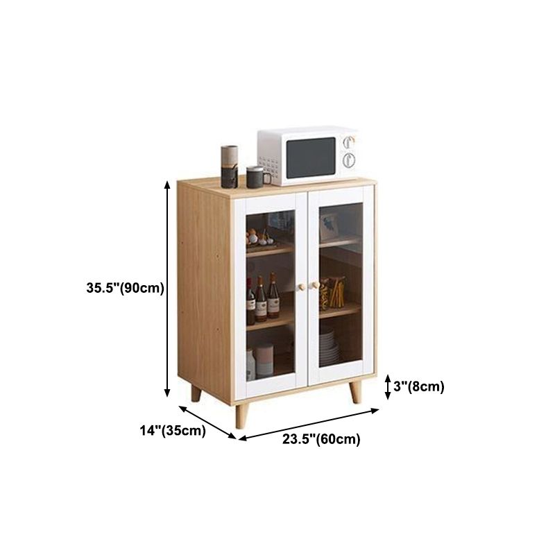 Sideboard mobile rettangolare la credenza moderna cucina in legno