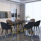 Rectangle Trestle Counter Luxury Table Black Fixed Table of Sintered Stone Clearhalo 'Dining Tables & Seating' 'Dining Tables' 'dining_table' 'furn' 'furn_dining_table' 'Furniture' 'furniture_dining_table' 'Kitchen & Dining Furniture' 1200x1200_4f7905f6-95d0-40dc-8e53-09286d2c0b6b