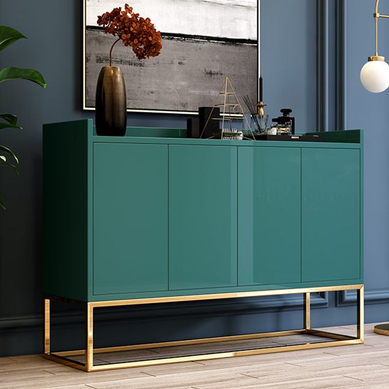 Matte Finish Pine Wood Buffet Modern Indoor Sideboard with Metal Legs Clearhalo 'buffet_sideboard' 'Buffets & Sideboards' 'furn' 'furn_buffet_sideboard' 'Furniture' 'Kitchen & Dining Furniture' 1200x1200_4f792a4a-95e9-45f2-bda5-5cc104275c21