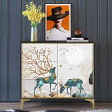 14.04-inch Width Classic Glam Storage Chest Solid Wood Storage Chest Dresser