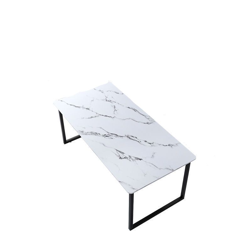 30"H Contemporary Office Desk Rectangular Writing Desk for Office Clearhalo 'furn' 'furn_office_desk' 'Furniture' 'Office Desks' 'Office Furniture' 'office_desk' 1200x1200_4f7bdab1-1950-4ff5-aa71-a3e89d347cbb