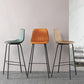 Nordic Backrest Counter Stool Iron Kitchen Bar Stool with Leather Cushion and Pedal Clearhalo 'Bar Furniture' 'Bar Stools' 'bar_stools' 'furn' 'furn_bar_stools' 'Furniture' 'furniture_bar_stools' 'Kitchen & Dining Furniture' 1200x1200_4f7dbed1-f25d-4549-9e8f-ec29a7bb72dd