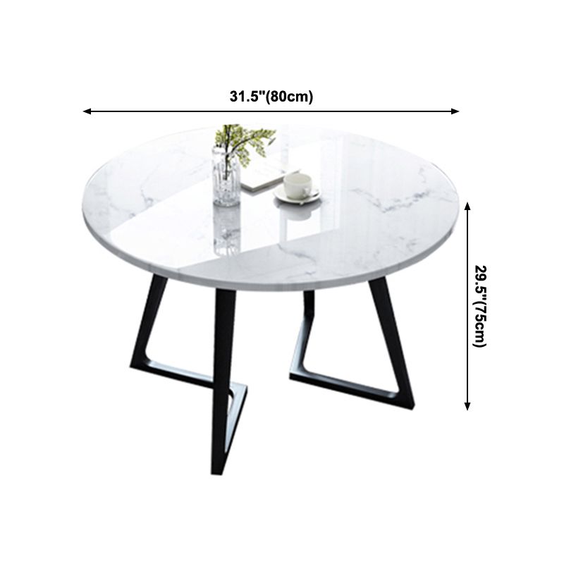 Sintered Stone White Tone Dining Table Industrial Style Double Pedestal Table for Dining Room Clearhalo ' dining_table' 'Dining Tables & Seating' 'Dining Tables' 'furn' 'furn_dining_table' 'Furniture' 'furniture_dining_table' 'Kitchen & Dining Furniture' 'kitchen&dining_furn' 'kitchen' 'kitchen_dining_table' 1200x1200_4f7fdf4f-a744-4003-b2de-176cba0f34d7