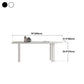 Modern Stone Top Oval Dinette Table Metal Base Dining Table in White Clearhalo 'Dining Tables & Seating' 'Dining Tables' 'dining_table' 'furn' 'furn_dining_table' 'Furniture' 'furniture_dining_table' 'Kitchen & Dining Furniture' 1200x1200_4f8262d1-7b94-433c-b74b-113a9165f886