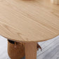 Solid Wood Dining Room Table Contemporary Natural Dining Site Table