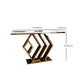 16 inch Wide Accent Table Rectangle Shape Console Table for Hall