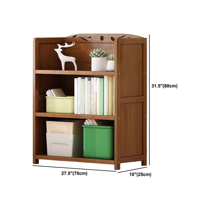 Libreria per la scaffale di bambù chiusa a pavimento contemporaneo