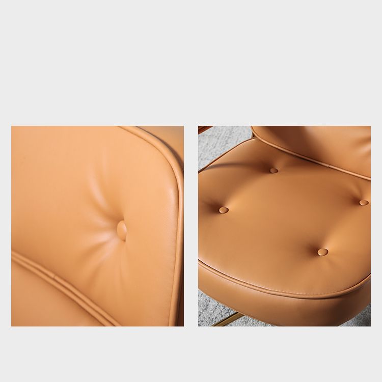 Modern Ergonomic Chair Height-adjustable Leather Fixed Arms Managers Chair Clearhalo 'Furniture' 'furniture_office_chair' 'Office Chairs' 'Office Furniture' 'office_chair' 1200x1200_4f835e13-9dfa-4a25-b8f4-3cb85d120bb0