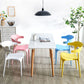 Scandinavian Plastic Stackable Side Chair Open Back Matte Finish Dining Chair Clearhalo ' kitchen&dining_furn' 'Dining Chairs' 'Dining Tables & Seating' 'dining_chair' 'furn' 'furn_dining_chair' 'Furniture' 'furniture_dining_chair' 'Kitchen & Dining Furniture' 'kitchen' 1200x1200_4f856b3f-8fe0-4461-b39c-bebc2c2f4f23