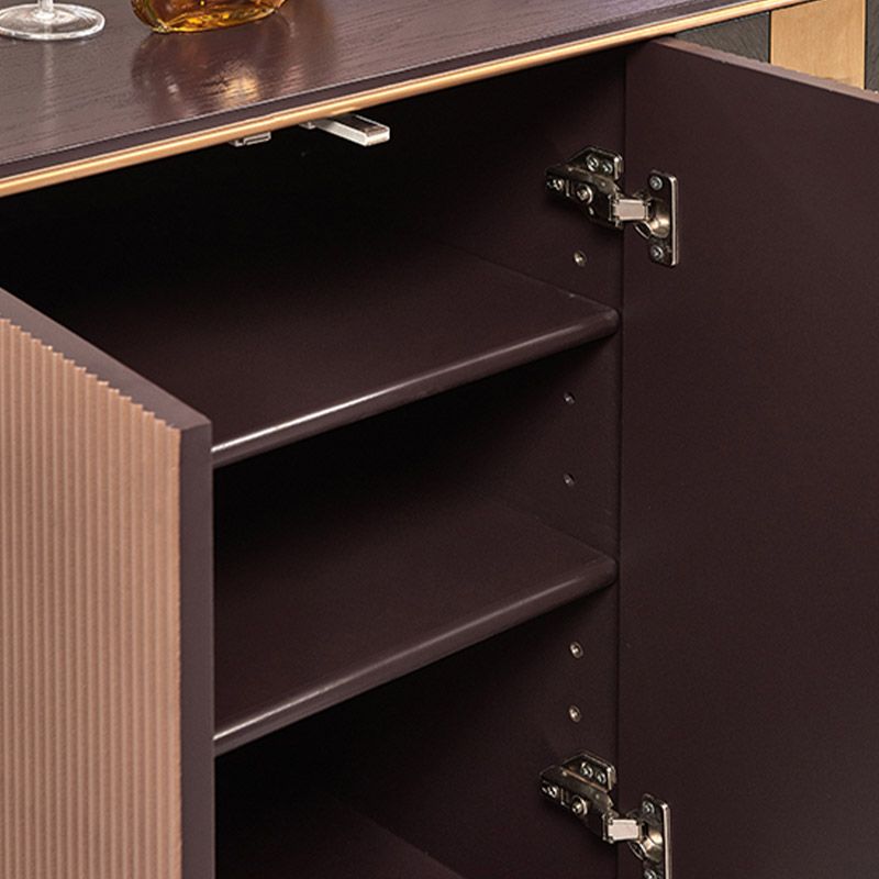 MODERNA SIDECCHIO TABELLO ABBIGLIAMENTO INDICATURA LEGNO - 59,01 "L X 15,75" W X 35.43 "H