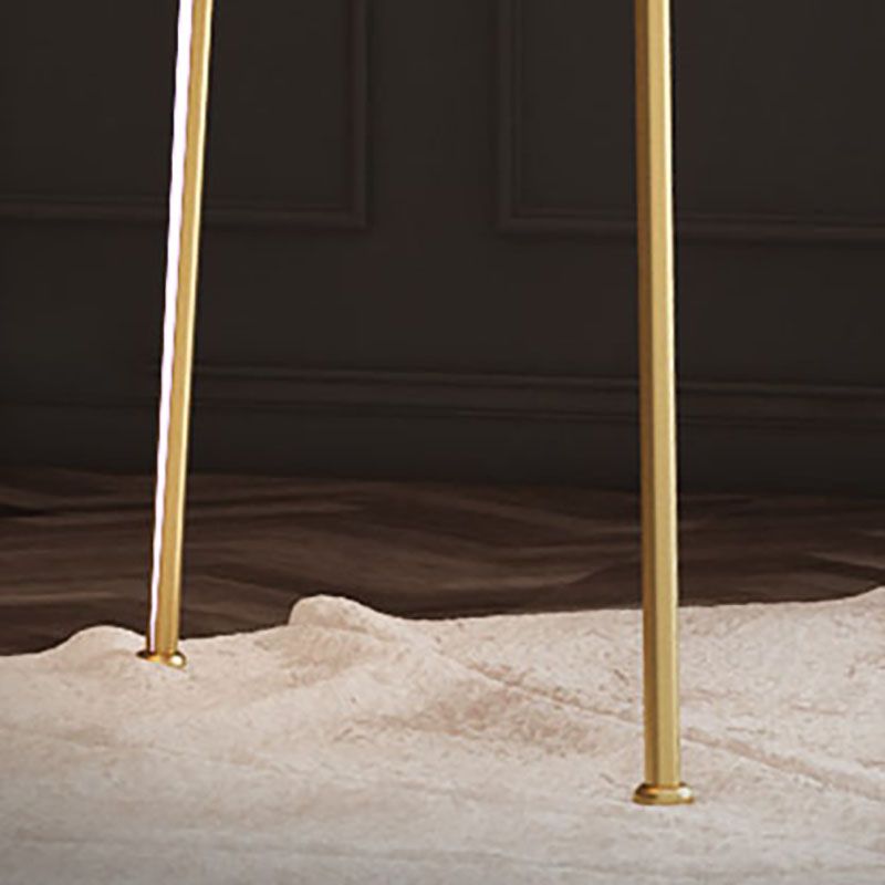 Scandinavian Style Armless Solid Back Chair Fabric Dining Side Chairs for Home Clearhalo ' kitchen&dining_furn' 'Dining Chairs' 'Dining Tables & Seating' 'dining_chair' 'furn' 'furn_dining_chair' 'Furniture' 'furniture_dining_chair' 'Kitchen & Dining Furniture' 'kitchen' 1200x1200_4f8b429c-2a27-4e0c-b00d-7a25d45064d5