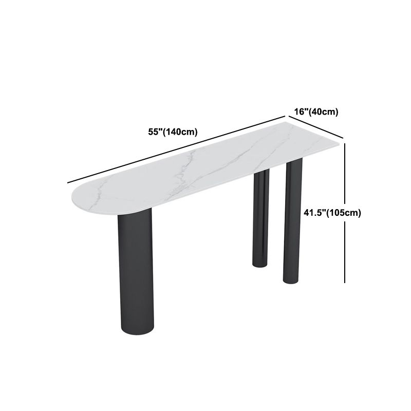 Table de bar de 1/3 pièces moderne Table de comptoir en pierre avec tabourets hauts
