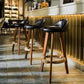 Modern Armless Backrest Counter Stool Rubber Wood kitchen Bar Stool with Cushion and Pedal Clearhalo 'Bar Furniture' 'Bar Stools' 'bar_stools' 'furn' 'furn_bar_stools' 'Furniture' 'furniture_bar_stools' 'Kitchen & Dining Furniture' 1200x1200_4f8c45de-b78d-4ac0-a928-bff5e86ce908