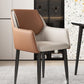 Contemporary Faux Leather Dining Chairs Upholstered Arm Chair with Metal Legs for Restaurant Clearhalo ' kitchen&dining_furn' 'Dining Chairs' 'Dining Tables & Seating' 'dining_chair' 'furn' 'furn_dining_chair' 'Furniture' 'furniture_dining_chair' 'Kitchen & Dining Furniture' 'kitchen' 1200x1200_4f8d3626-3e4c-40b8-b537-f00a1d8e2f54