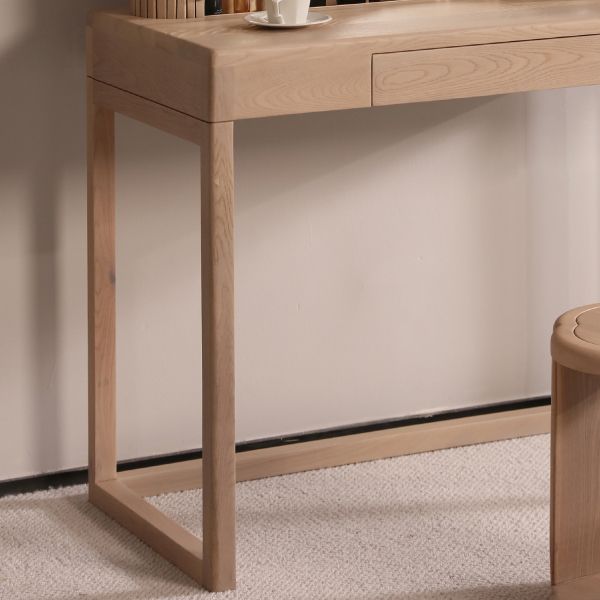 Tavolo da scrivania per vanità tradizionale per la camera da letto tavolo da toeletta in legno massiccio