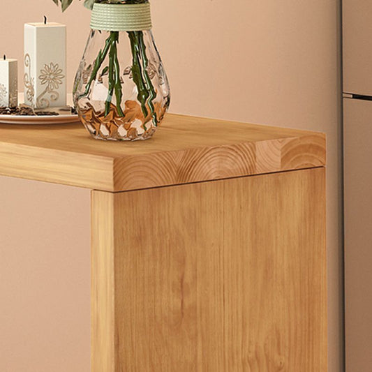 屋内モダン長方形カウンターセット1/2/3ピースソリッドウッドテーブルとスツールセット