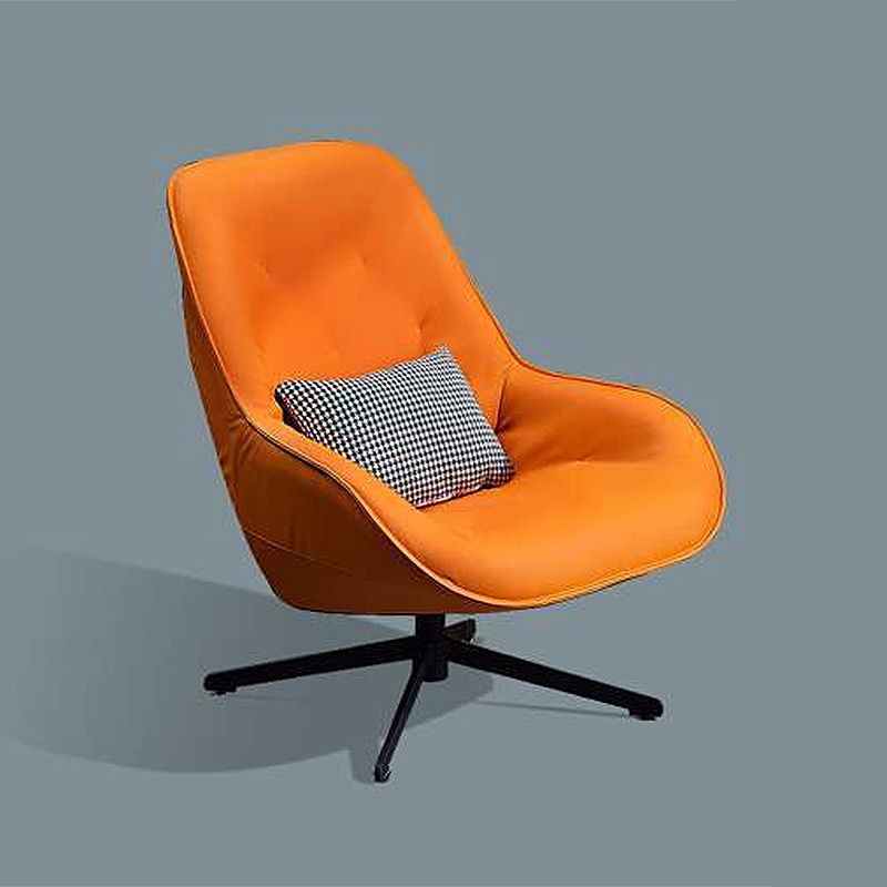 22.44"Wide*22.44"Deep Bonded Leather Armless Chair with Spider Base Clearhalo 'Accent Chairs' 'accent_chairs' 'Chairs & Seating' 'furn' 'furn_accent_chairs' 'Furniture' 'Living Room Furniture' 1200x1200_4f8e8fd4-316f-4f83-9c8a-76b9ff0b614a