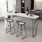 Industrial Rectangular Bar Pub Table Set 1/2/3 Pieces Bar Table and Stools Clearhalo 'Bar Furniture' 'furn' 'furn_home_bar_bar_sets' 'Furniture' 'Home Bars & Bar Sets' 'home_bar_bar_sets' 'Kitchen & Dining Furniture' 1200x1200_4f8e9b01-bb52-4681-8caa-cb81977ffa09