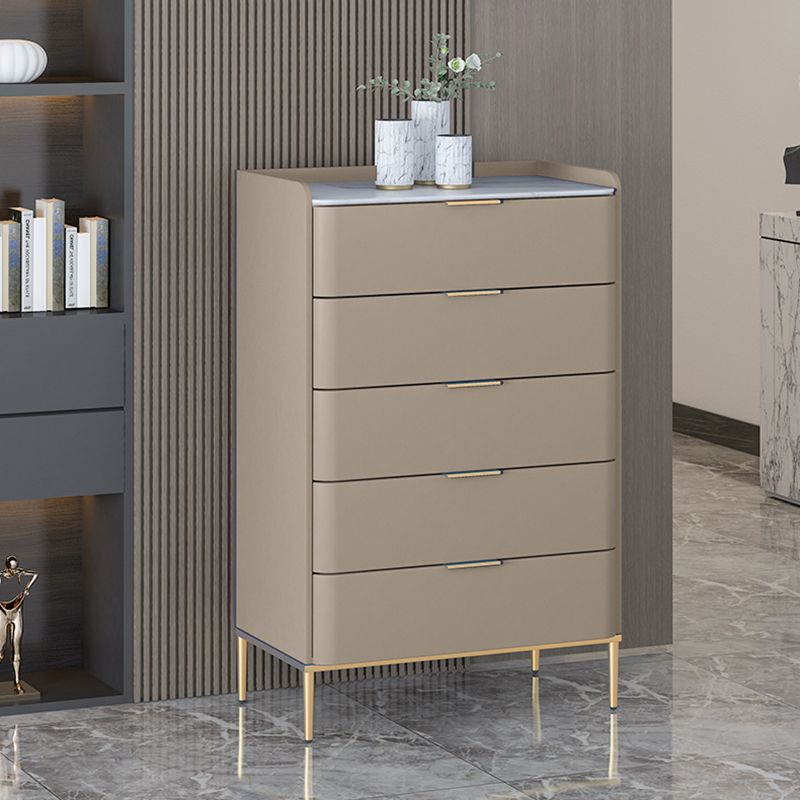 Glam Stone Storage Chest Bedroom 15.7" Wide Vertical Chest with Drawers Clearhalo 'Bedroom Furniture' 'Dressers & Chests' 'dressers_chests' 'furn' 'furn_dressers_chests' 'Furniture' 1200x1200_4f8feb0d-708c-4855-94d6-5a6cd2366e2e