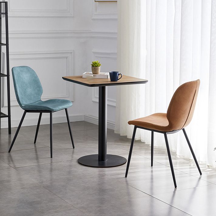 Contemporary Home Upholstered Side Chair Matte Finish Wingback Dining Chair Clearhalo ' kitchen&dining_furn' 'Dining Chairs' 'Dining Tables & Seating' 'dining_chair' 'furn' 'furn_dining_chair' 'Furniture' 'furniture_dining_chair' 'Kitchen & Dining Furniture' 'kitchen' 1200x1200_4f8feba8-06a0-4a71-9afd-6594401f52c6