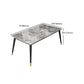 Moderne eettafel ingesteld 1/2/5 pc's metalen frame eettafel en stoelen