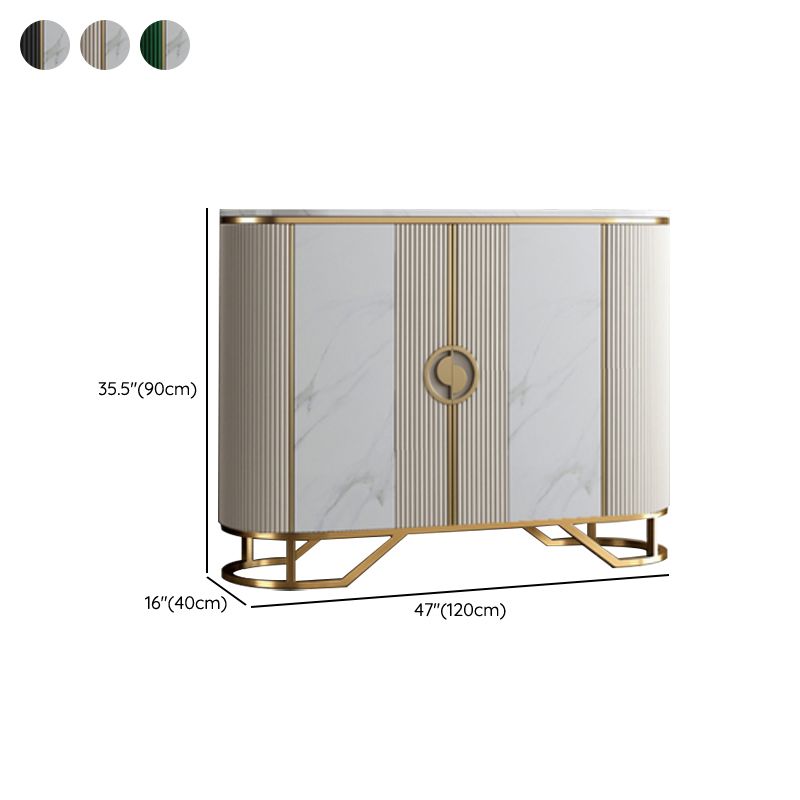 Glam Sideboard Cabinet Marmo Sideboard Tavolo con porte per cucina