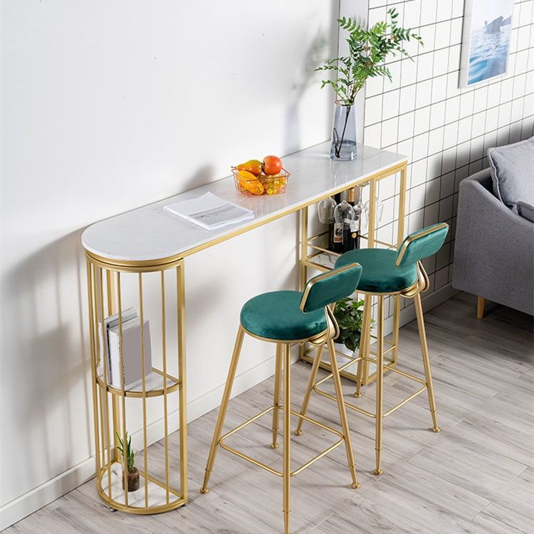 Table de la barre supérieure en marbre spécialisée