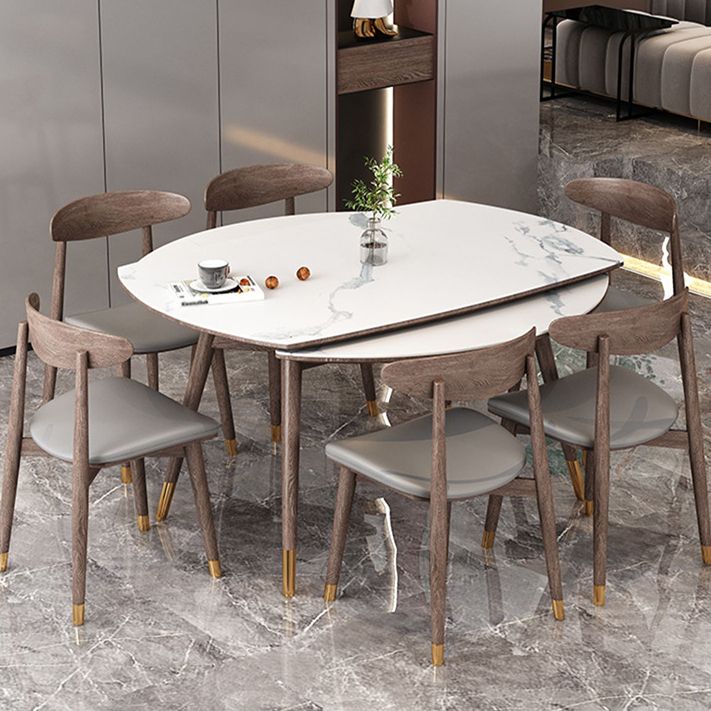1/4/7 Pcs Table Furniture Set Dining Table Set with Sintered Stone Top for Home Clearhalo 'Dining Room Sets' 'Dining Tables & Seating' 'dining_room_set' 'furn' 'furn_dining_room_set' 'Furniture' 'furniture_dining_room_set' 'Kitchen & Dining Furniture' 1200x1200_4f9897e5-fe93-4332-adf6-16caa655ba89