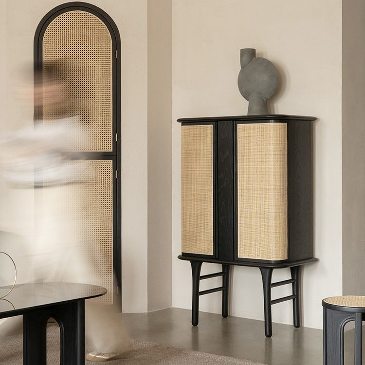 Contemporary Rectangle Storage Cabinet Natural Finish Accent Cabinet Clearhalo 'Cabinets & Chests' 'cabinets_chests' 'furn' 'furn_cabinets_chests' 'Furniture' 'Living Room Furniture' 1200x1200_4f9a40b5-67d4-43b6-952b-17dba79fb2b8