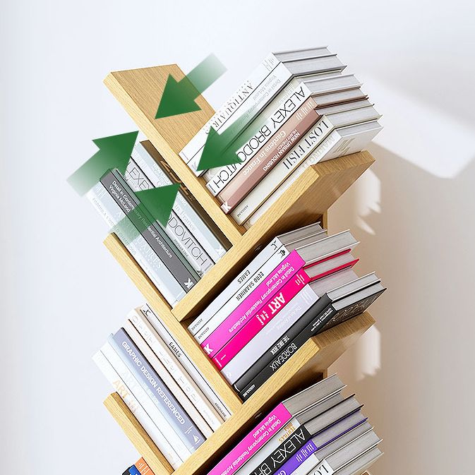 Salon contemporain étagère et étagère fabriquée en bois bibliothèque en bois