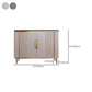 Zeitgenössischer Seitenbrett Marmor -Sideboardschrank mit Beinen für Esszimmer