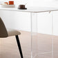 Designer Style Acrylic Dining Set 1/4/5 Pieces Home Table Dining Room Set Clearhalo 'Dining Room Sets' 'Dining Tables & Seating' 'dining_room_set' 'furn' 'furn_dining_room_set' 'Furniture' 'Kitchen & Dining Furniture' 1200x1200_4f9d8066-18bf-4379-879f-fe3f70002b2a