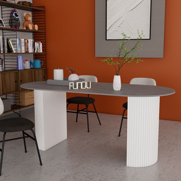 Bureau de bureau contemporain Bureau d'écriture en pierre pour chambre à la maison