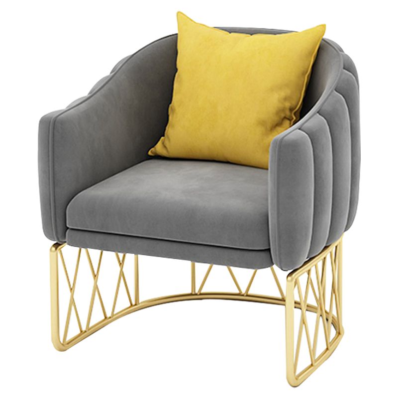 Glam Metal Ess Room Stuhl Polsters Seitenstuhl für den Heimgebrauch