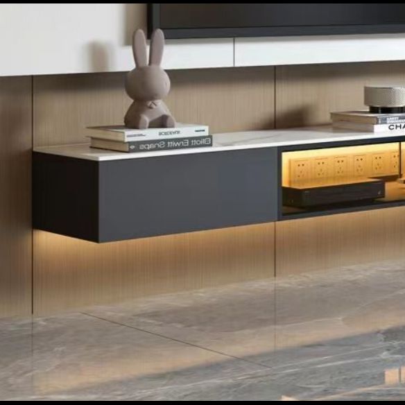 Wall Mounted TV Media Console Contemporary TV Console with Drawers Clearhalo 'furn' 'furn_tv_stands_entertainment_centers' 'Furniture' 'Living Room Furniture' 'TV Stands & Entertainment Centers' 'TV Stands & Media Storage Furniture' 'tv_stands_entertainment_centers' 1200x1200_4fa200ea-a6c0-462d-8d6f-d1ac0f984eb3