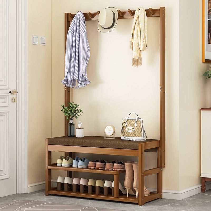 Wooden Coat Hanger Modern Style Simple Household Floor Coat Rack Clearhalo 'Entry & Mudroom Furniture' 'furn' 'furn_hall_tree_coat_racks' 'Furniture' 'Hall Trees & Coat Racks' 'hall_tree_coat_racks' 1200x1200_4fa25812-7886-4723-983e-889642bded18