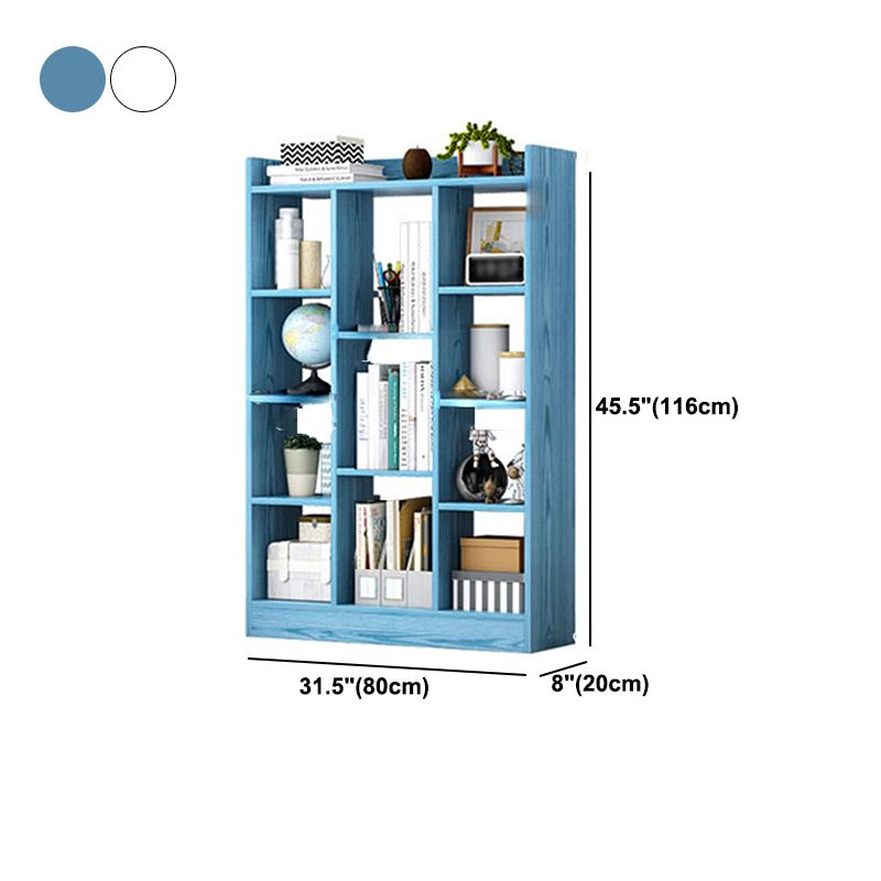 Engineered Wood Standard Bookcase Contemporary Open Back Bookcase Clearhalo 'Bookcases' 'furn' 'furn_bookcases' 'Furniture' 'furniture_bookcases' 'Office Furniture' 1200x1200_4fa2e4ce-9c3d-4ce5-b2e6-09b13d143d56