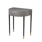 Modern Semicircle Slate Top Table Makeup Vanity with Drawers Clearhalo 'Bedroom Furniture' 'furn' 'furn_makeup_vanities' 'Furniture' 'Makeup Vanities' 'makeup_vanities' 1200x1200_4fa37336-cf8e-43bc-95f3-b741e5615510