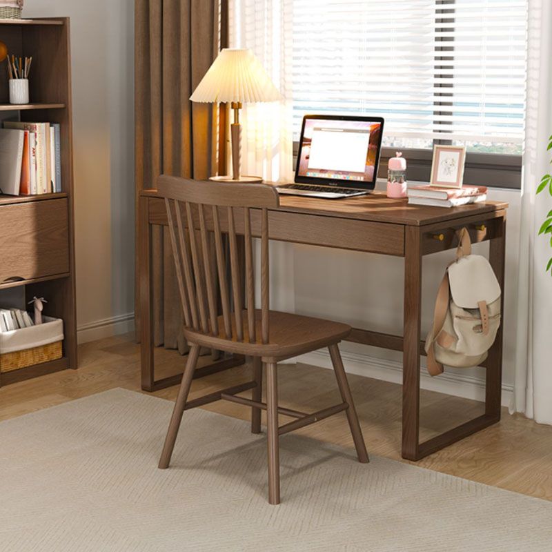 Solid Wood Dining Room Chairs Industrial Style Windsor Back Side Chair