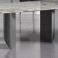 Sintered Stone Top Rectangle Table for Restaurant Modern Dining Table with Double Pedestal Clearhalo ' dining_table' 'Dining Tables & Seating' 'Dining Tables' 'furn' 'furn_dining_table' 'Furniture' 'furniture_dining_table' 'Kitchen & Dining Furniture' 'kitchen&dining_furn' 'kitchen' 'kitchen_dining_table' 1200x1200_4fa561eb-dfc0-46dd-b749-47733d9ae1d5