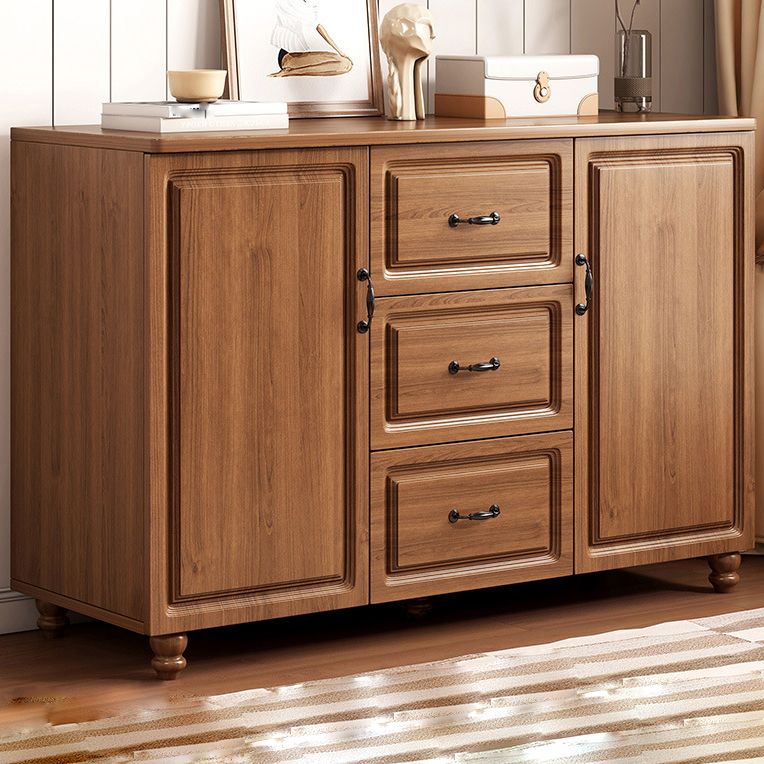 Wood Accent Cabinet with Drawers 14.96" Wide Modern Standard Side Cabinet Clearhalo 'Cabinets & Chests' 'cabinets_chests' 'furn' 'furn_cabinets_chests' 'Furniture' 'Living Room Furniture' 1200x1200_4fa5f8a8-69b2-4c15-ba90-07dbf731be93