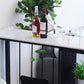 Glam Style Fixed Bar Table 1/2/3 Pieces Faux Marble Rectangle Counter Table Clearhalo 'Bar Furniture' 'furn' 'furn_home_bar_bar_sets' 'Furniture' 'Home Bars & Bar Sets' 'home_bar_bar_sets' 'Kitchen & Dining Furniture' 1200x1200_4fa8a6f3-f10f-40aa-b08a-c170b3d22e38