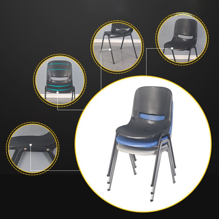 Modern Indoor-Outdoor Chair Metal Home Armless Solid Back Side Chair Clearhalo ' kitchen&dining_furn' 'Dining Chairs' 'Dining Tables & Seating' 'dining_chair' 'furn' 'furn_dining_chair' 'Furniture' 'furniture_dining_chair' 'Kitchen & Dining Furniture' 'kitchen' 1200x1200_4fa9c530-7c39-4c96-a6e7-9a71b2546e56