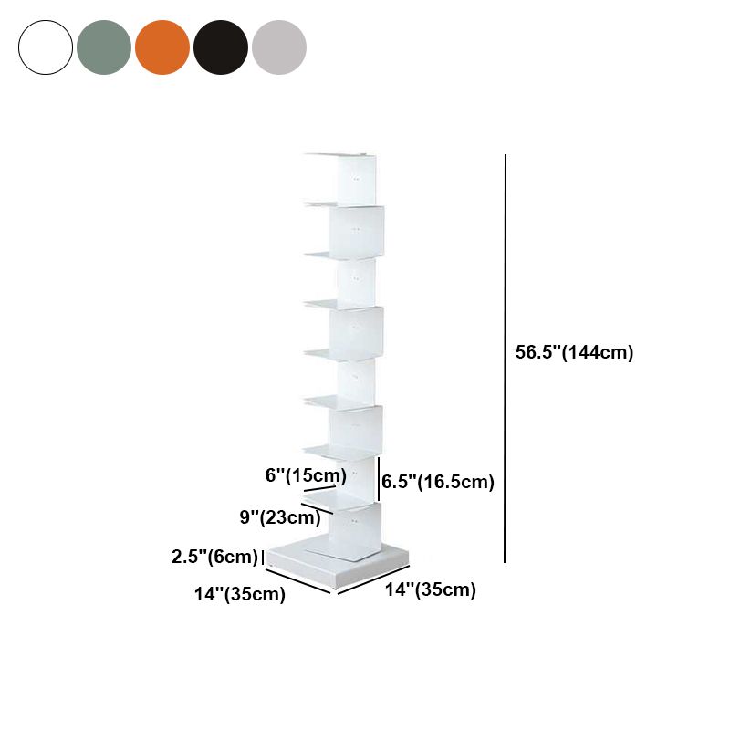 Scandinavian Vertical Corner Bookshelf Stainless Steel Material Bookshelf for Office Clearhalo 'Bookcases' 'Furniture' 'furniture_bookcases' 'Office Furniture' 1200x1200_4fabff08-e510-4880-9d02-c09633866b17