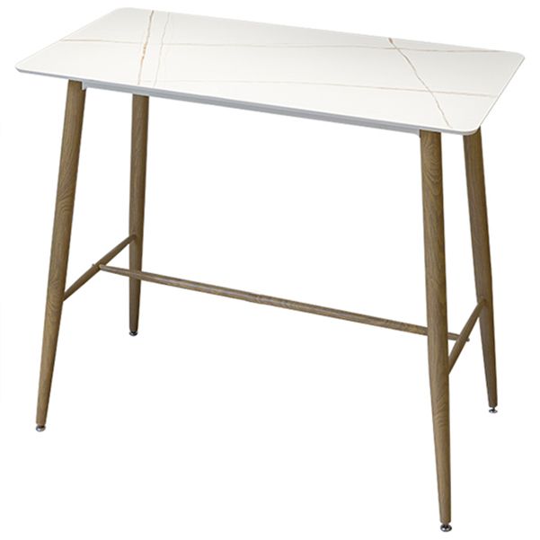 Contemporary Rectangle Table Dining Bar Counter Table for Kitchen Clearhalo 'Bar Furniture' 'Bar Tables' 'bar_tables' 'furn' 'furn_bar_tables' 'Furniture' 'furniture_bar_tables' 'Kitchen & Dining Furniture' 1200x1200_4fad84cf-2d11-4262-a032-d6d8450fc516