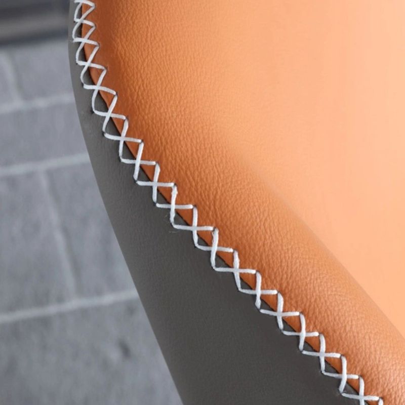 Contemporary Chair Faux Leather Dining Room Wingback Parsons Chair Clearhalo 'Dining Chairs' 'Dining Tables & Seating' 'dining_chair' 'furn' 'furn_dining_chair' 'Furniture' 'Kitchen & Dining Furniture' 1200x1200_4fae137b-8e71-46c9-9236-f714b3dafef4