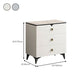 Stone Glam Aufbewahrungstruhe Schlafzimmer 16" breite Kommode mit Schubladen