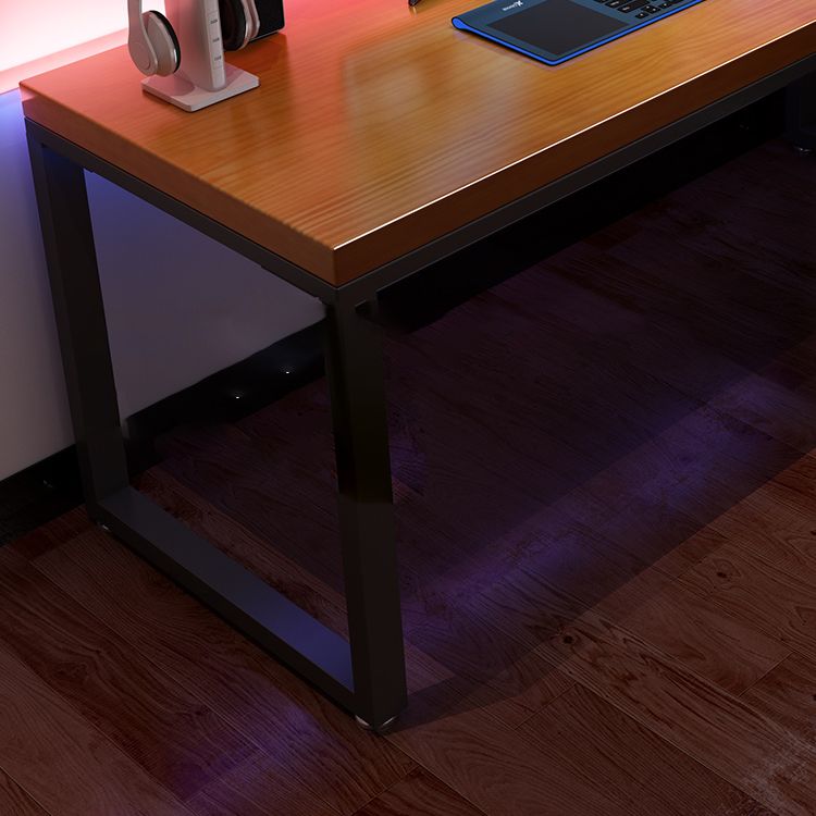 Contemporary Computer Desk Home Pine Wood Office Desk with Legs Clearhalo 'furn' 'furn_office_desk' 'Furniture' 'Office Desks' 'Office Furniture' 'office_desk' 1200x1200_4fb4dec2-f0cf-4965-b2ae-043cca14ee14