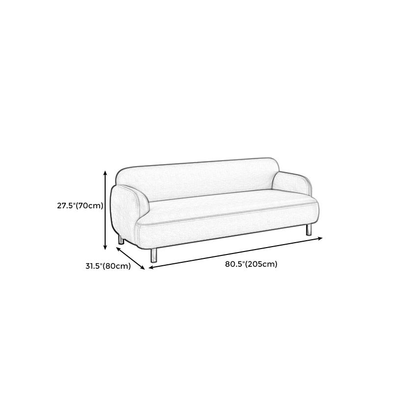 Modern Faux Leather Standard Sofa Recessed Arm Tight Back Sofa Clearhalo 'Furniture' 'furniture_sofas' 'kitchen' 'kitchen_sofas' 'Living Room Furniture' 'Sofa' 'sofas' 1200x1200_4fb50baa-c57b-4295-9443-3bedf30ccd4b
